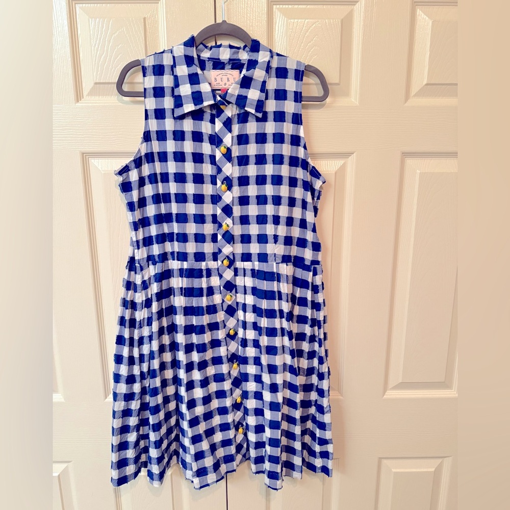 Gingham Sleeveless Dress